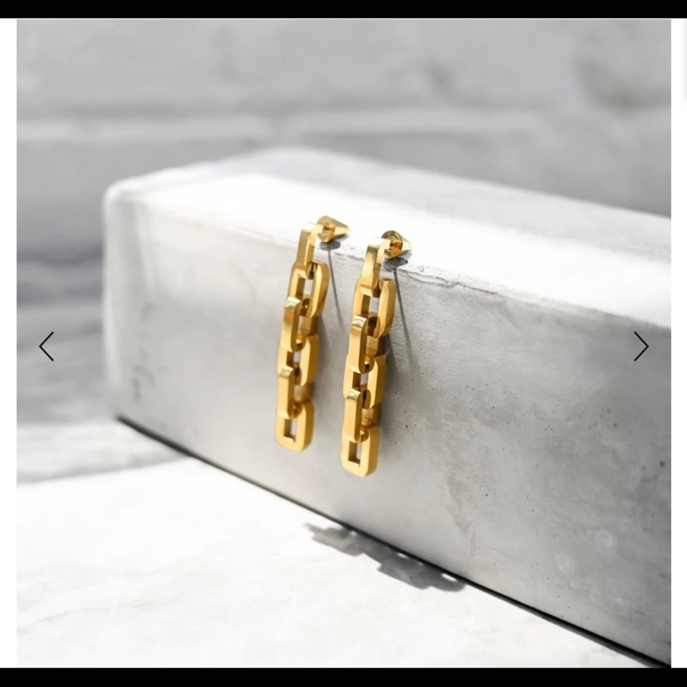 Eddie Borgo Chain Link Earrings